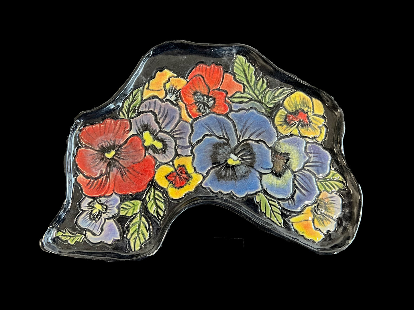 Pansy Plate