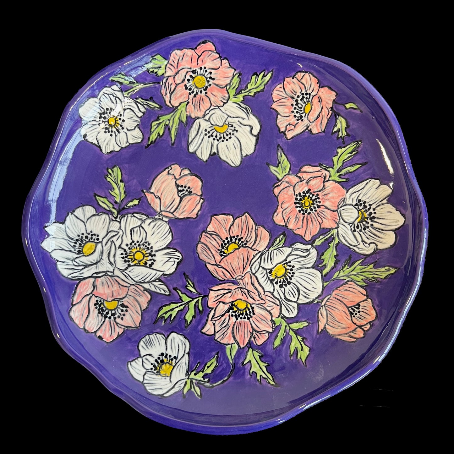 Anemone Serving Plate